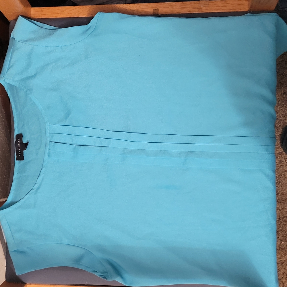 Blue Sleeveless Women's Top